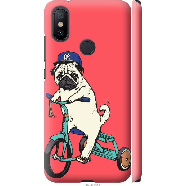 

на Xiaomi Mi A2 Мопсна велосипеде