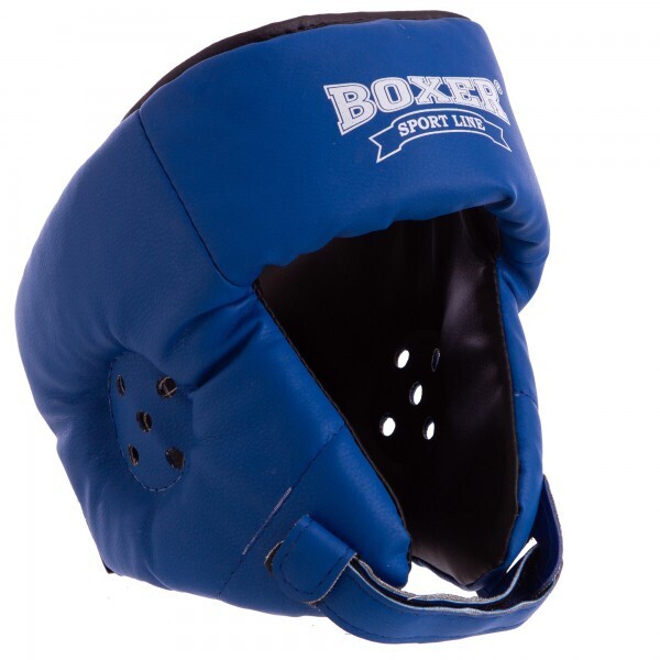 

Шлем боксерский открытый Кожвинил BOXER 2028 р-р L,синий