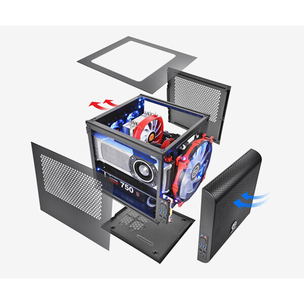 

Корпус ThermalTake Core V1 (CA-1B8-00S1WN-00)