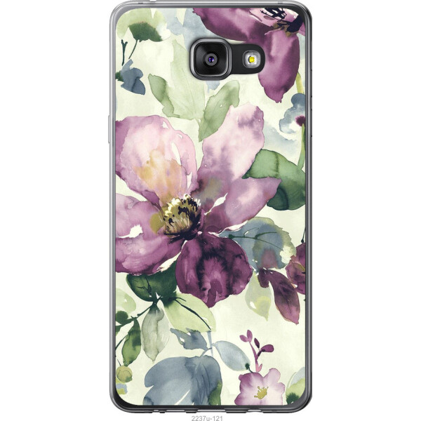 

на Samsung Galaxy A7 (2016) A710F Цветы акварелью