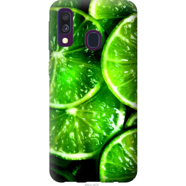 

на Samsung Galaxy A40 2019 A405F Зелёные дольки лимона
