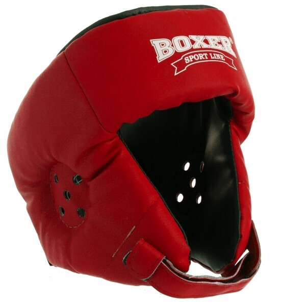 

Шлем боксерский открытый Кожвинил BOXER 2028 р-р L,красный