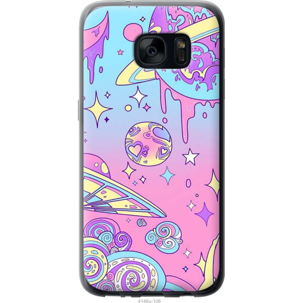 

на Samsung Galaxy S7 G930F Розовая галактика
