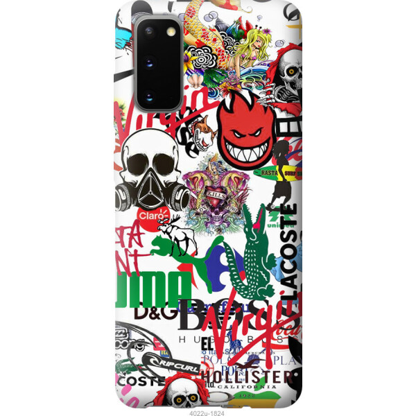 

на Samsung Galaxy S20 Many different logos