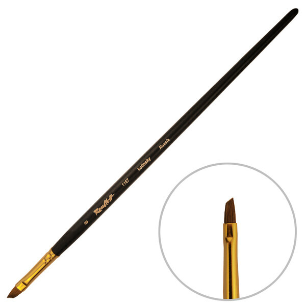 

Кисть колонок угловая Roubloff 1167 №8 (ЖК6-08,07Ж)