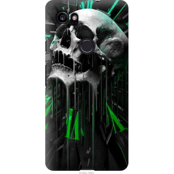 

на Google PixeL 2 XL Череп-часы