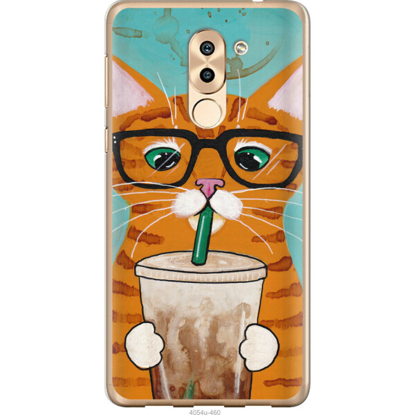 

на Huawei Honor 6X Зеленоглазый кот в очках