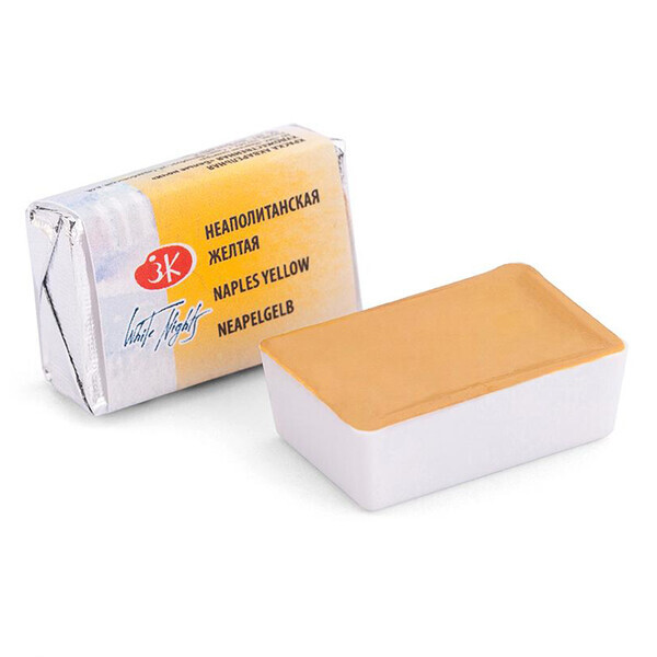 

Краска акварельная Белые ночи 2,5 мл кювета (209) неаполитанская желтая (351196)