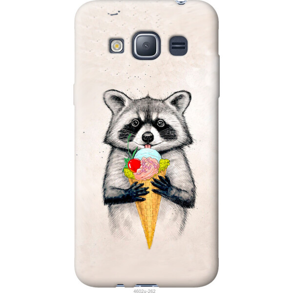 

Чехол на Samsung Galaxy J1 (2016) Duos J120H Енотик с мороженым