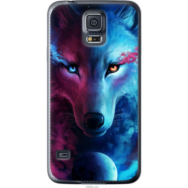

Чехол на Samsung Galaxy S5 Duos SM G900FD Арт-волк
