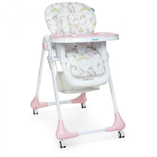 

Стульчик для кормления Bambi M 3233 Unicorn Pink