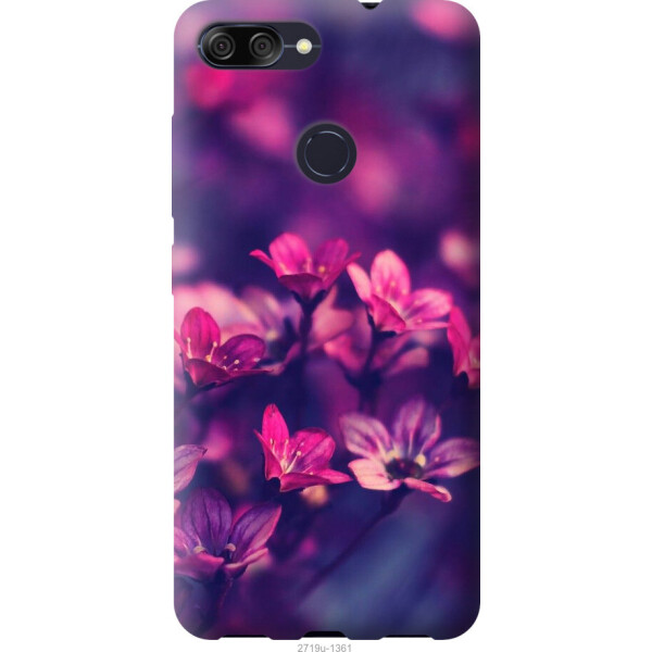 

Чехол на Asus ZenFone Max Plus M1 ZB570TL Пурпурные цветы