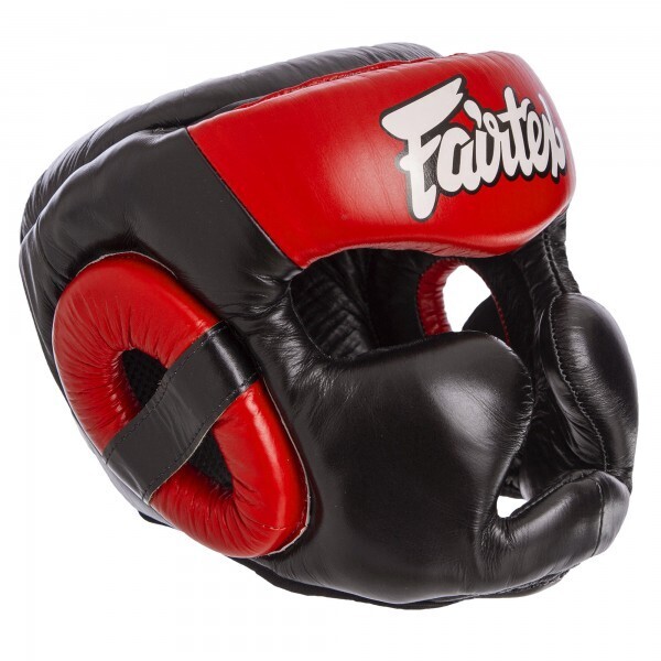 

Боксерский шлем Fairtex HG13-CLOSE Красный L