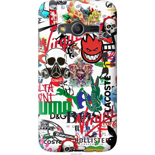 

Чехол на Samsung Galaxy Ace 4 Lite G313h Many different logos