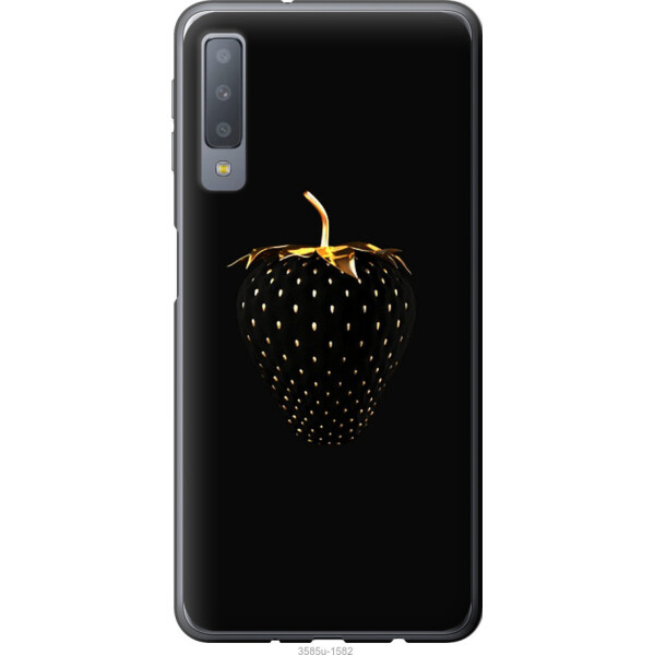 

Чехол на Samsung Galaxy A7 (2018) A750F Черная клубника