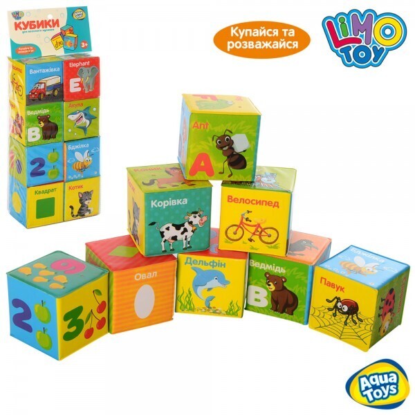 

Кубики LIMO TOY M 5465 UA Разноцветные