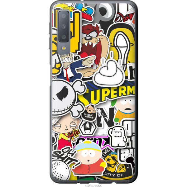 

Чехол на Samsung Galaxy A7 (2018) A750F Popular logos