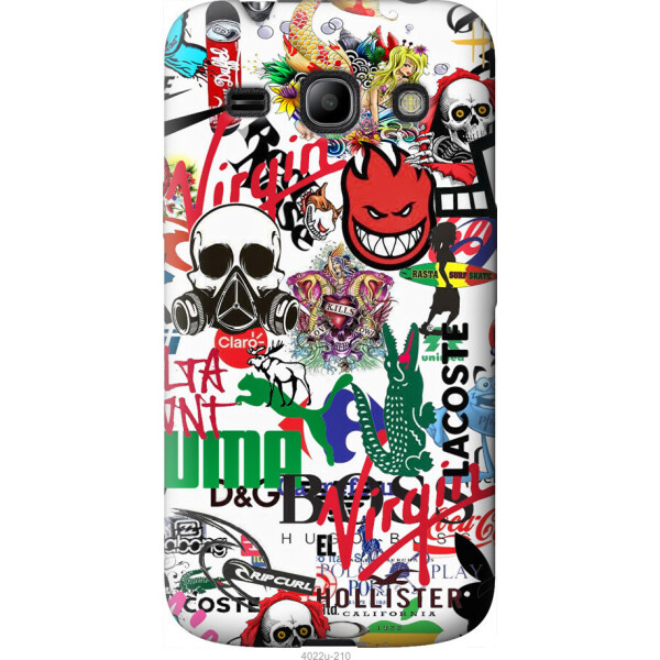 

Чехол на Samsung Galaxy Core Plus G3500 Many different logos