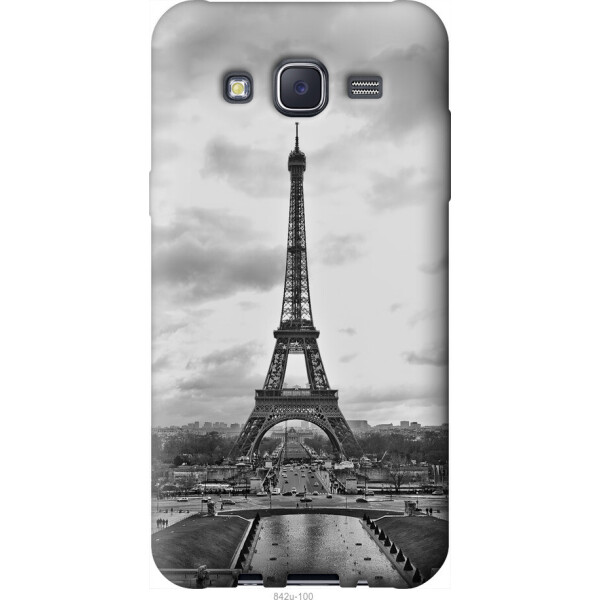 

Чехол на Samsung Galaxy J5 (2015) J500H Чёрно-белая Эйфелева башня