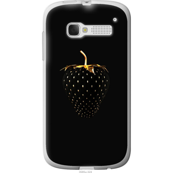 

Чехол на Alcatel One Touch Pop C5 5036D Черная клубника