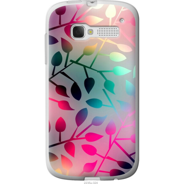 

Чехол на Alcatel One Touch Pop C5 5036D Листья