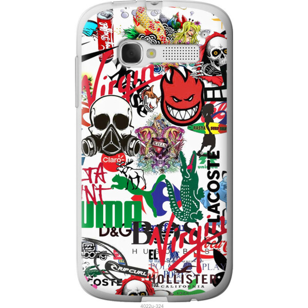 

Чехол на Alcatel One Touch Pop C5 5036D Many different logos