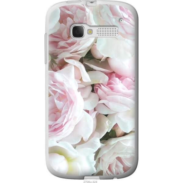 

Чехол на Alcatel One Touch Pop C5 5036D Пионы v2