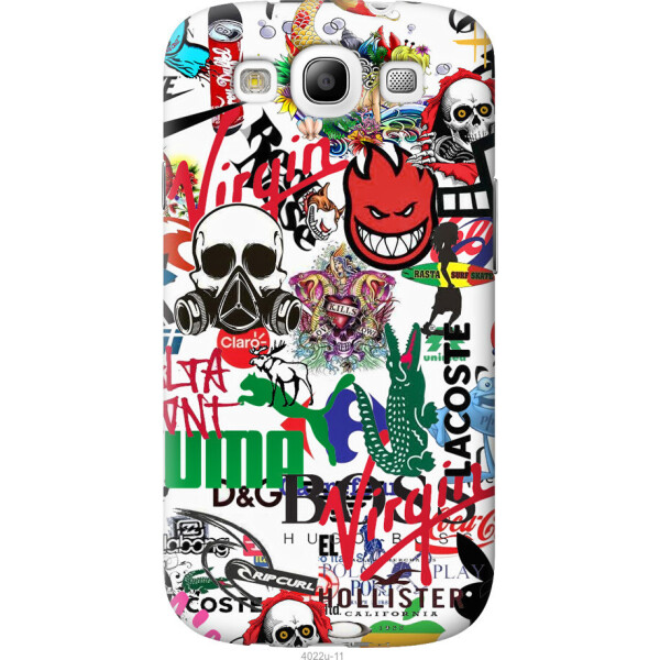 

Чехол на Samsung Galaxy S3 Duos I9300i Many different logos