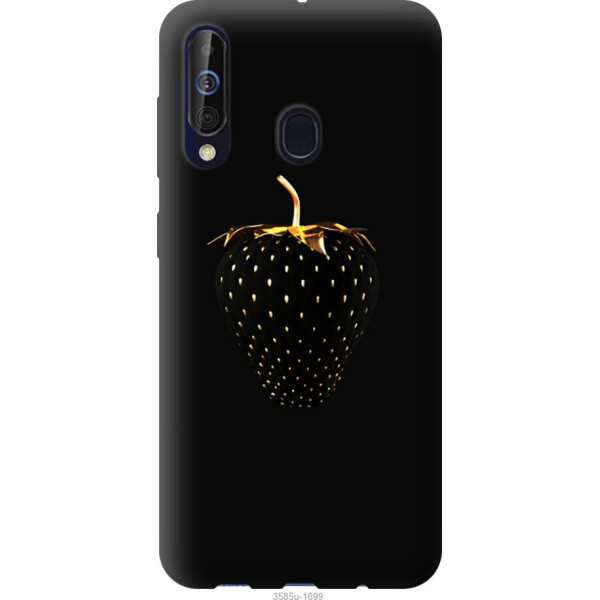 

Чехол на Samsung Galaxy A60 2019 A606F Черная клубника