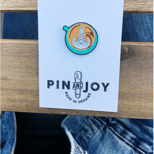 

Значок Pin&Joy Чашка кофе металл