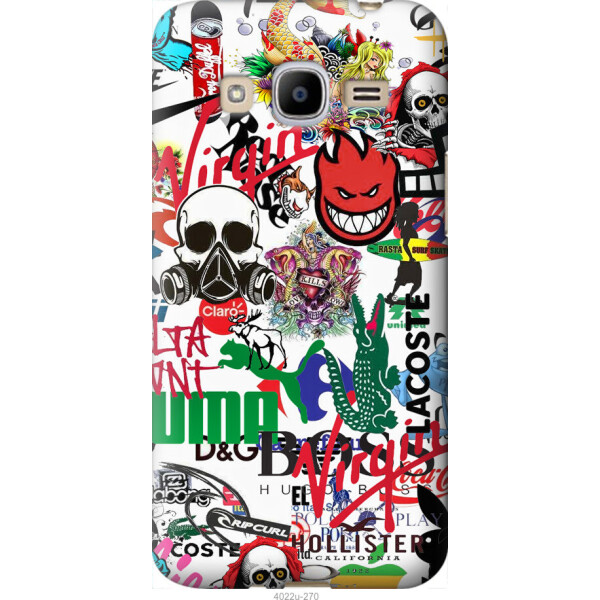 

Чехол на Samsung Galaxy J2 (2016) J210 Many different logos