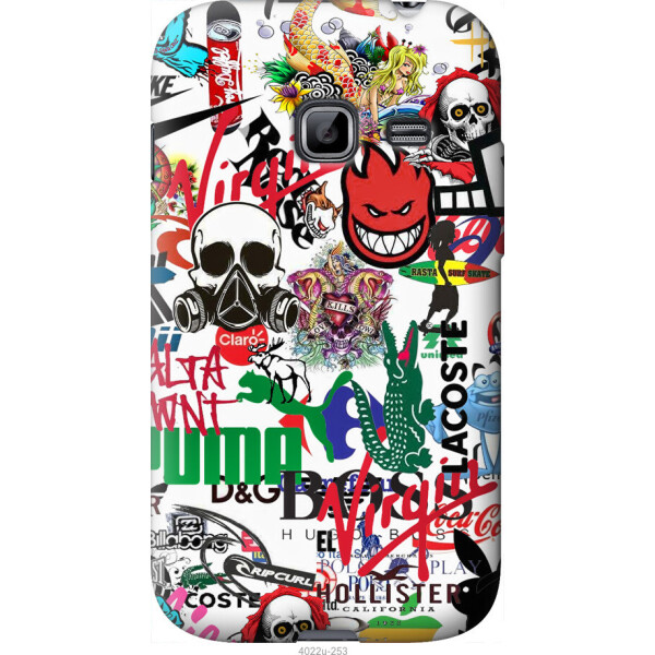 

Чехол на Samsung Galaxy Ace Duos S6802 Many different logos