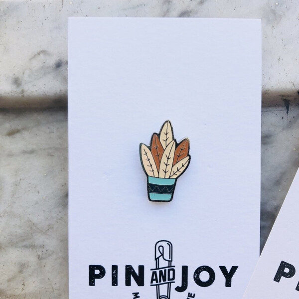 

Значок Pin&Joy Горшочек с растением металл