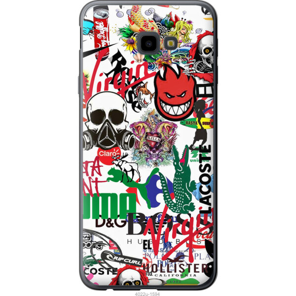 

Чехол на Samsung Galaxy J4 Plus 2018 Many different logos