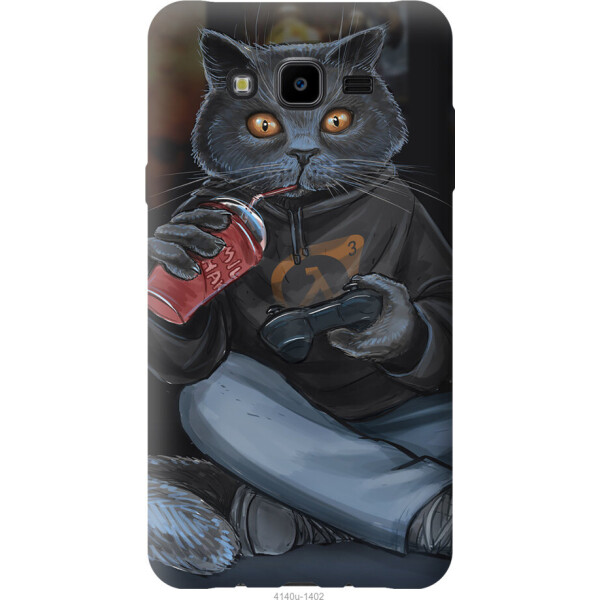 

Чехол на Samsung Galaxy J7 Neo J701F gamer cat