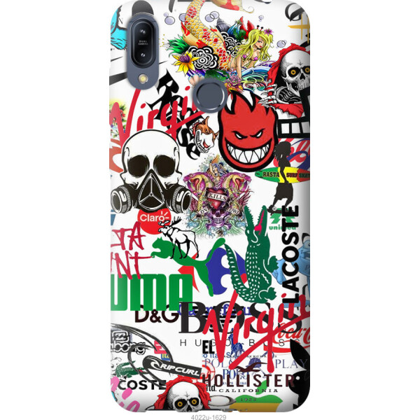 

Чехол на Asus Zenfone Max M2 ZB633KL Many different logos