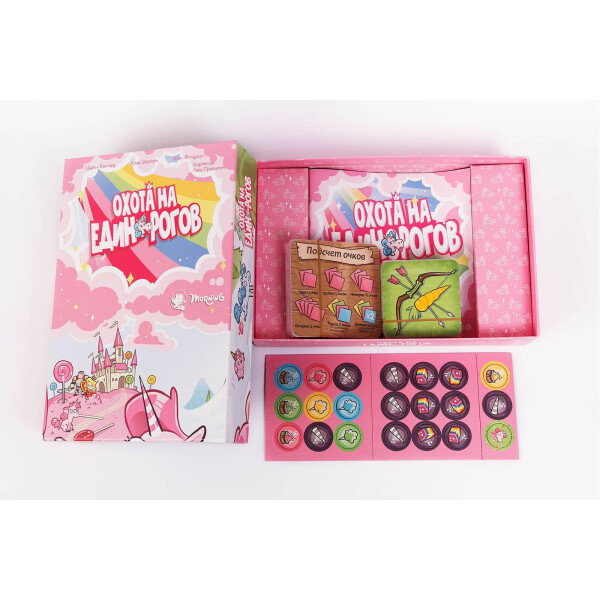 

Настольная игра Охота на единорогов Fun games Shop Вес 450 гр