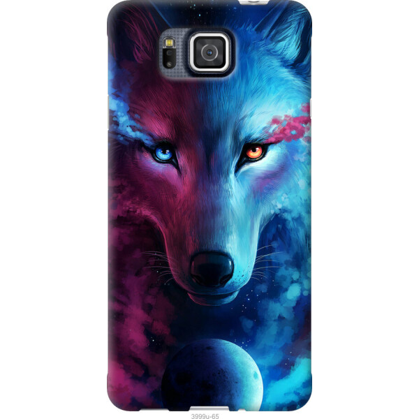 

Чехол на Samsung Galaxy Alpha G850F Арт-волк