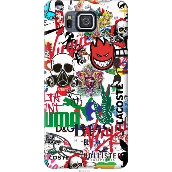

Чехол на Samsung Galaxy Alpha G850F Many different logos