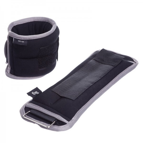 

Утяжелители Zelart FI-1302-2 (2 x 1кг) Черный-серый