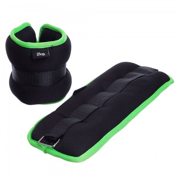 

Утяжелители Zelart FI-1303-4 (2 x 2кг) Черный-салатовый