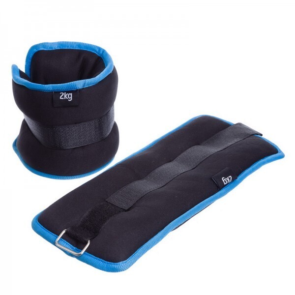 

Утяжелители Zelart FI-1303-4 (2 x 2кг) Черный-синий