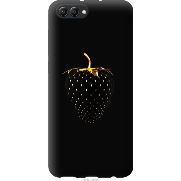 

Чехол на Huawei Honor V10 / View 10 Черная клубника