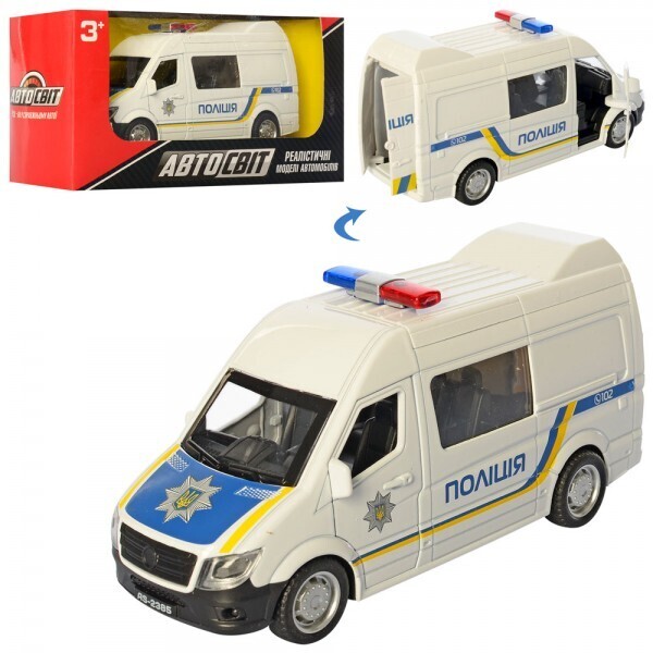 

Машинка "АвтоСвіт" AS-2385 Полиция
