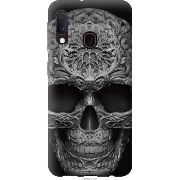 

Чехол на Samsung Galaxy A20e A202F skull-ornament