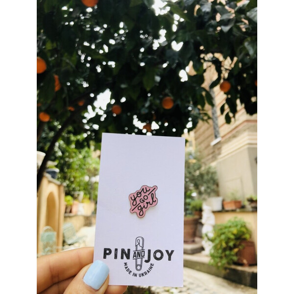 

Значок Pin&Joy You go girl