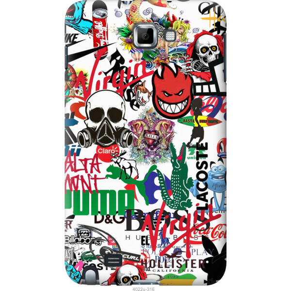 

Чехол на Samsung Galaxy Note i9220 Many different logos