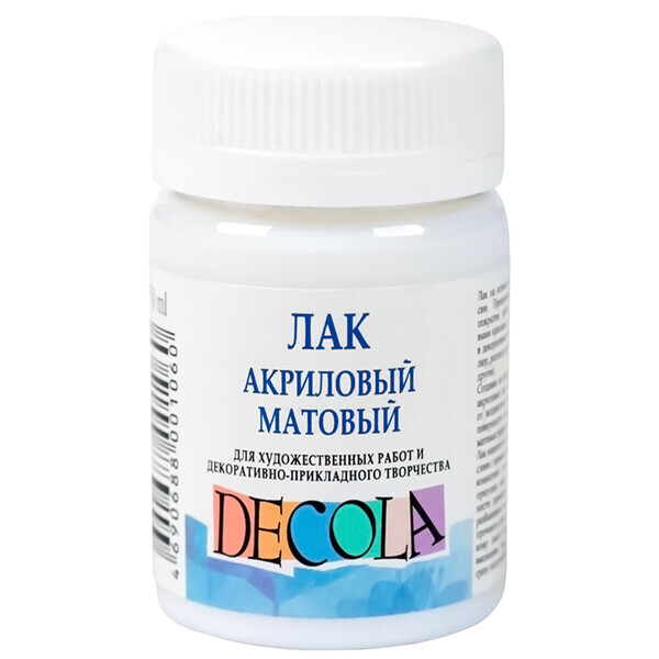 

Лак акриловый матовый ДЕКОЛА, 50 мл (352149)