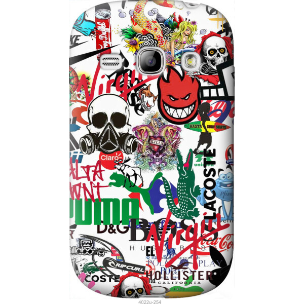 

Чехол на Samsung Galaxy Fame S6810 Many different logos