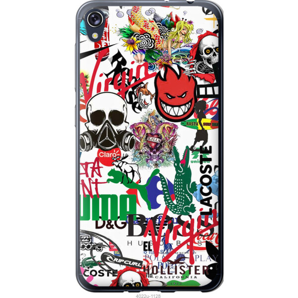 

Чехол на Asus ZENFONE Live ZB501KL Many different logos